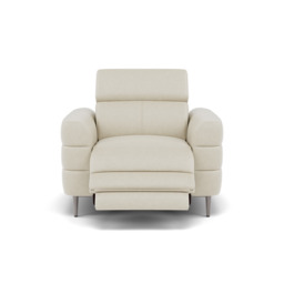 Hoy Recliner Armchair - Chair W/ Power Recliner W/ Manual Headrest Cat NL/O - Power with Manual Headrest - O7015 Oslo Light Grey