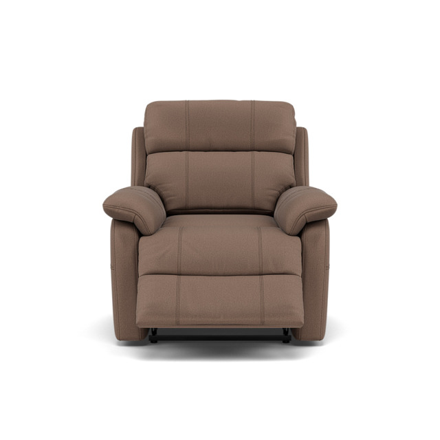 Fara Recliner Armchair - Power Recliner Armchair Fabric - Power Recliner with USB - BFA-MAD-05 DARK TAUPE - image 1