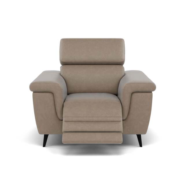 Sparta Recliner Armchair - Chair W/ Power Recliner W/ Power Headrest Cat NL/O/S - Power with Power Headrest & USB - O7023 Oslo Elephant Grey - image 1
