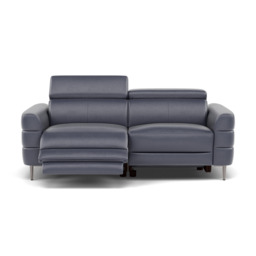 Hoy 3 Seater Recliner Sofa - 3 Str W/ 2 Power Recliner W/ 2 Manual Headrest Cat NL/O - Power with Manual Headrest - NL5100 New York Dark Blue - thumbnail 1