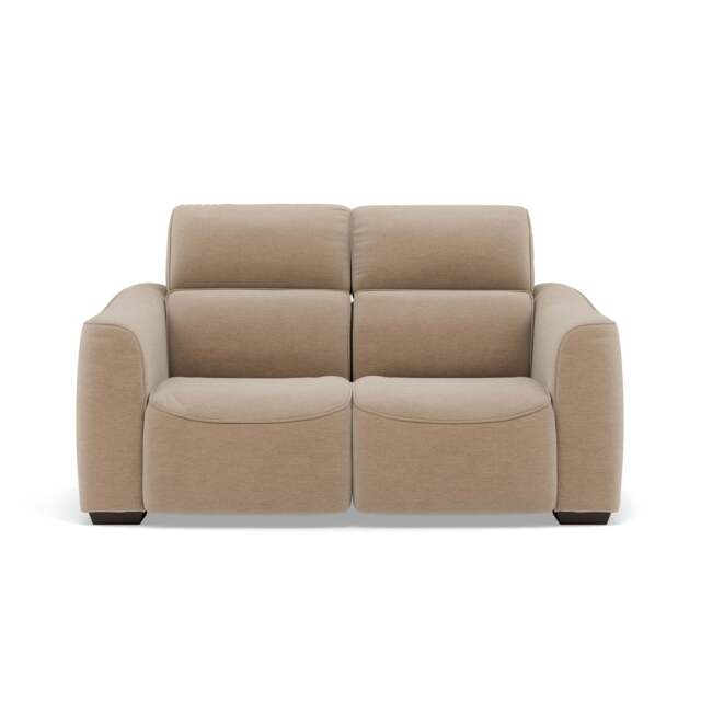 Beck 2 Seater Sofa - 2 Seater Sofa Fabric - FAB-CAN-170 MUSHROOM - image 1