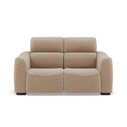 Beck 2 Seater Sofa - 2 Seater Sofa Fabric - FAB-CAN-170 MUSHROOM - thumbnail 1