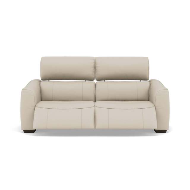 Beck 3 Seater Recliner Sofa - 2.5 Seater Sofa with 2 Power Recliners Cat 20S - Power Recliner with USB - NWS-521E FROST - image 1