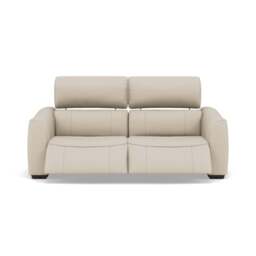Beck 3 Seater Recliner Sofa - 2.5 Seater Sofa with 2 Power Recliners Cat 20S - Power Recliner with USB - NWS-521E FROST - thumbnail 1