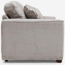 Allure Loveseat - Love Chair Grade D - Extraflex - Aaron Silver/Destiny Silver/Tessere Pebble / Light Beech Feet - thumbnail 6