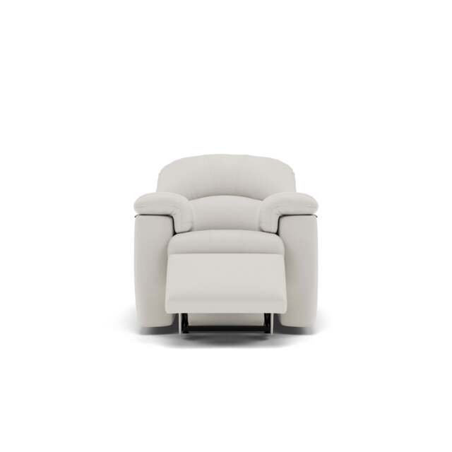 G Plan Chloe Small Recliner Armchair - Small Recliner Chair Grade L - Manual Recliner - L840 Cambridge Chalk - image 1