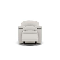 G Plan Chloe Small Recliner Armchair - Small Recliner Chair Grade L - Manual Recliner - L840 Cambridge Chalk - thumbnail 1