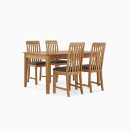 Bexley Compact Extending Dining Table - Compact Extending Table Oak - thumbnail 2