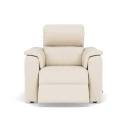 Nicoletti Giacomo Recliner Armchair - Power Recliner Chair Power Headrest CB Torello - Power with Power Headrest & USB - Torello PS Bianco 93 - thumbnail 1