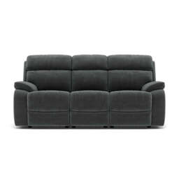Galaxy 3 Seater Sofa - 3 Seater Fabric - FAB-MEG-20  PEWTER - thumbnail 1