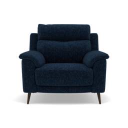 Revel Armchair - Armchair Fabric - FAB-LKV - 13 NAVY - thumbnail 1