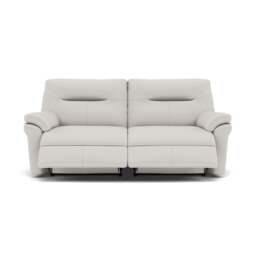 G Plan Seattle 3 Seater Recliner Sofa - 3 Seater Power Double Recliner with USB Grade L - Power Recliner with USB - L840 Cambridge Chalk - thumbnail 1