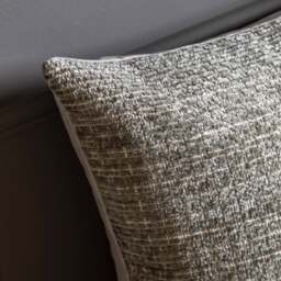 Chenille Brown Cushion - Chenille Cushion Taupe 55CM - thumbnail 3