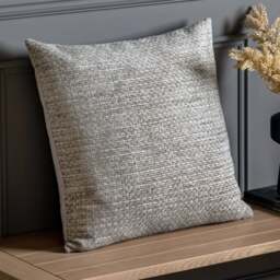Chenille Brown Cushion - Chenille Cushion Taupe 55CM - thumbnail 2