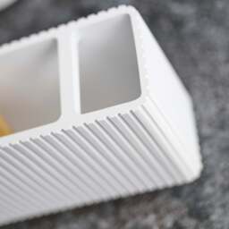 Berkeley White Toothbrush Tidy - Berkeley Toothbrush Tidy White - thumbnail 4