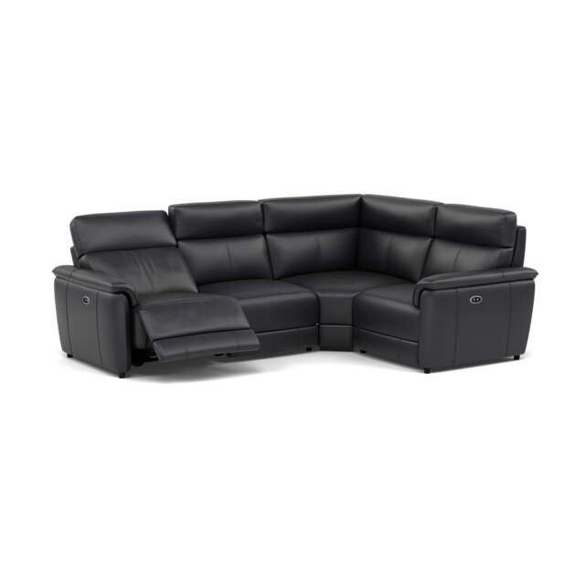 Orkney Small Corner Recliner Sofa - Combination 7 2.5 Corner 1.25 Power Cat 20S - Power Recliner with USB - BXS-058E SHALE - image 1