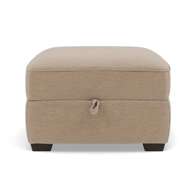 Beck Storage Footstool - Storage Footstool Fabric - FAB-CAN-170 MUSHROOM - image 1