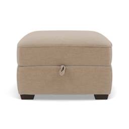 Beck Storage Footstool - Storage Footstool Fabric - FAB-CAN-170 MUSHROOM - thumbnail 1