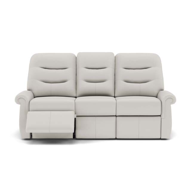 G Plan Holmes 3 Seater Recliner Sofa - 3 Seater Power Recliner Sofa (Right) Grade L - Right Hand Recliner - L840 Cambridge Chalk - image 1