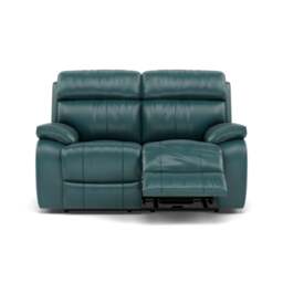 Galaxy 2 Seater Recliner Sofa - 2 Seater 2 Power Recliners Cat 20S - Power Recliner with USB - BVS-301E  LAKE GREEN - thumbnail 1