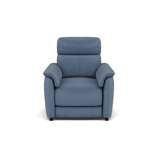 Orkney Recliner Armchair - Power Recliner Chair Fabric - Power Recliner with USB - BFA-MAD-08 PACIFIC BLUE - image 1