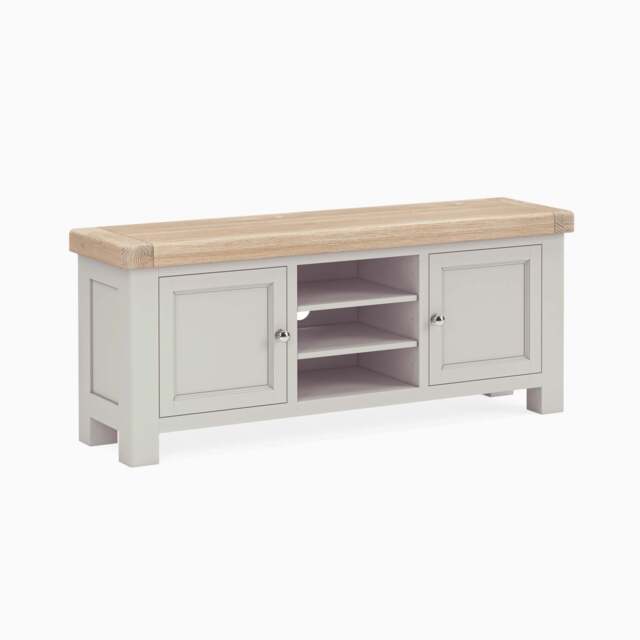 Salford Small TV Unit - Small TV Unit Stone Grey - image 1