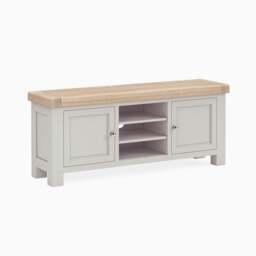 Salford Small TV Unit - Small TV Unit Stone Grey