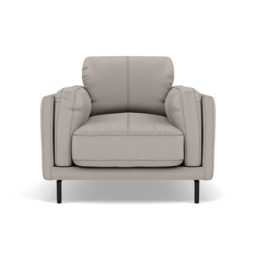 Morris Armchair - Armchair Fabric - BFAMAD-02 SILVER GREY - thumbnail 1