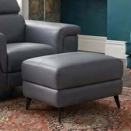 Sparta Footstool - Ottoman Cat M/S - M5657 Melbourne Black - thumbnail 2