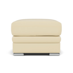 Gino Footstool - Footstool Cat 60 - Cat-60/02 Montana Cool Cream / Metal Feet - thumbnail 1