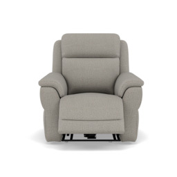 Juno Recliner Armchair - Power Recliner Armchair with USB F8 - Power Recliner with USB - Hopsack Dove 70001