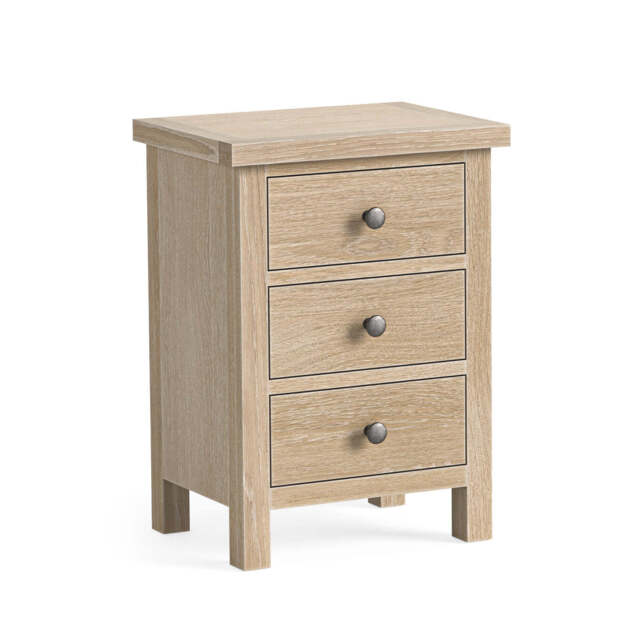 Elmstead Oak Bedside Chest - Bedside Chest Oak - image 1