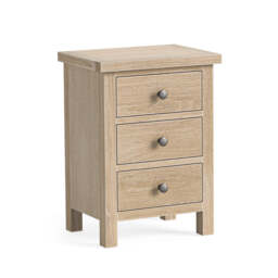Elmstead Oak Bedside Chest - Bedside Chest Oak - thumbnail 1