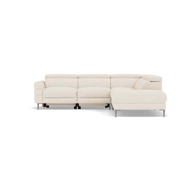 Hoy Corner Sofa - Combination 2 - Right Hand Facing Sofa Corner Group Fabric - Right Hand Facing - KB-1285-UK Darwin Ivory - image 1