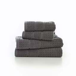 Mosley Towel Dark Grey - SALE Mosley Hand Towel Charcoal - thumbnail 2