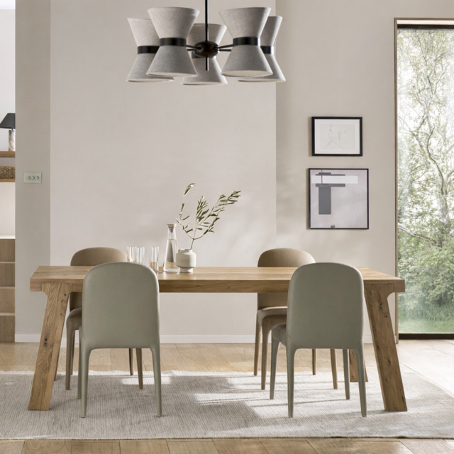 Iris Dining Table & 4 Dining Chairs Set - image 1