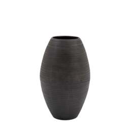Artistic Aluminium Tall Black Vase - DISC Artistic Aluminium Tall Vase Arrow Black - thumbnail 3