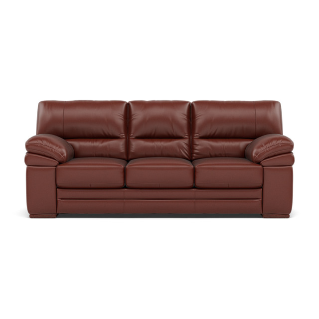 Gino 3 Seater Sofa - 3 Seater Sofa Cat 60 - Cat-60/07 Montana Butterscotch / Wooden Feet - image 1