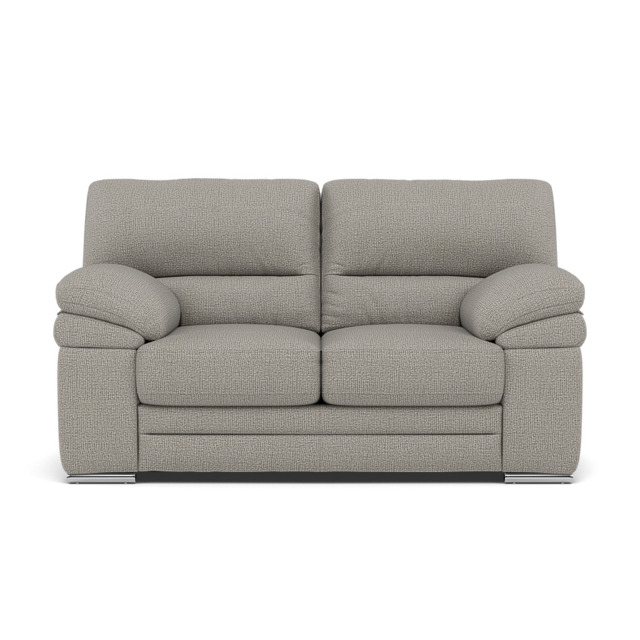 Gino 2 Seater Sofa - 2 Seater Sofa F8 - Hopsack Dove 70001 / Metal Feet - image 1