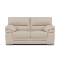 Gino 2 Seater Sofa - 2 Seater Sofa F8 - Hopsack Dove 70001 / Metal Feet - thumbnail 2