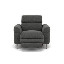 Hoy Recliner Armchair - Chair W/ Power Recliner W/ Manual Headrest Fabric - Power with Manual Headrest - KB-1281-UK Darwin Charcoal - thumbnail 1