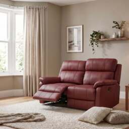 Fara 2 Seater Recliner Sofa - 2 Seater with 2 Power Recliners Cat 25S - Power Recliner with USB - NCS-946B FEATHER GREY - thumbnail 2