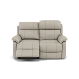 Fara 2 Seater Recliner Sofa - 2 Seater with 2 Power Recliners Cat 25S - Power Recliner with USB - NCS-946B FEATHER GREY - thumbnail 1