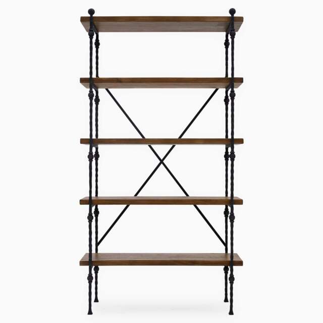Coralia Bookcase - Bookcase Reclaimed Solid Wood - image 1