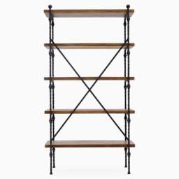 Coralia Bookcase - Bookcase Reclaimed Solid Wood - thumbnail 5