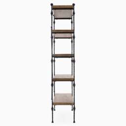 Coralia Bookcase - Bookcase Reclaimed Solid Wood - thumbnail 3