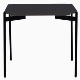 Rocco Black and Gold End Table - End Table Black & Gold Ceramic Top / Black Powder Coated Metal Legs - thumbnail 4