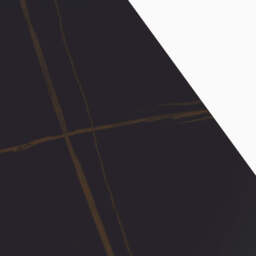 Rocco Black and Gold End Table - End Table Black & Gold Ceramic Top / Black Powder Coated Metal Legs - thumbnail 5
