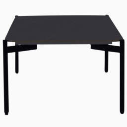 Rocco Black and Gold End Table - End Table Black & Gold Ceramic Top / Black Powder Coated Metal Legs - thumbnail 1