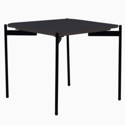 Rocco Black and Gold End Table - End Table Black & Gold Ceramic Top / Black Powder Coated Metal Legs - thumbnail 3